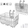 ★3　自転車かご 自転車カゴ 折りたたみ式 簡単脱着 耐荷重20KG 前かご 後ろかご バスケット 自転車 マウンテンバイク クロスバイク 折り畳み自転車 通勤車等用 