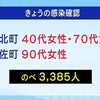 熊本県　新たに３人感染確認 ２人死亡