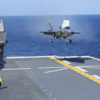 護衛艦「いずも」でF35Bによる発着艦試験成功　護衛艦いずもペーパークラフト