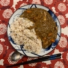 緑豆を使うたダールカレー、日本の普通のカレーで作りました。