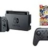 Nintendo Swtich 4 items Bundle:Nintendo Switch 32GB Console Gray Joy-con,64GB Micro SD Memory Card and an Extra Nintendo Switch Pro Wireless Controller,Super Bomberman R(米国並行輸入品)