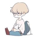 ペンギンの背中