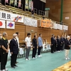 文化体育館で綱引き大会