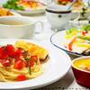 ♪完熟トマトのパスタ＆蒸し鶏のサラダ♪
