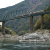 鉄道撮影　大歩危峡　土讃線　小歩危ー大歩危　南風