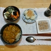 カレーライス５日目。蒸し長芋。蒸し大豆サラダ