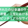 箸が折れたのは幸運のサイン？恋愛・人生におけるスピリチュアルなサイン