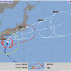 台風１４号に対する本日、明日のレッスンについて