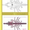 切り折り紙：ちりもん「メガロパ」