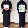 5月4日、花菖蒲の帯でお稽古に。