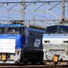 マスクを付けたEF200-2を撮影～吹田機関区にて_21/02/06