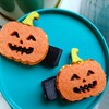 【２歳】ハロウィンの可愛い髪飾りをつけました