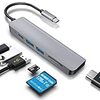 USB C ハブ 6in1 USB Type C ハブ 4K HDMI出力 PD 充電対応 USB3.0 ハブ SD/Micro SD カードリーダー MacBook/MacBook Pro/Air/ChromeBook等対応