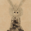 【兎図】三代将軍・徳川家光のウサギの絵が宇宙人みたいで味わい深い