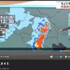ゲリラ豪雨に遭遇