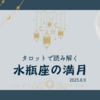 【8/9水瓶座満月】あなたが大切にしたいものは何ですか？