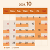 2024年10月の営業予定