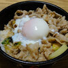 今日の食べ物　ミニすた丼持ち帰り