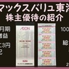 優待到着6月 株主優待の紹介 8198：マックスバリュ東海 2021年