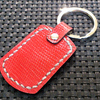 新作です！真っ赤なリザードトカゲ牛革型押し使用のお洒落なキーホルダー！
