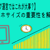 【ブログ運営ではこれが大事？】スマホサイズの重要性を解説！