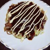 我が家の休日ランチ　モダン焼きを作りました　より。