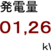 ２０１７年６月分発電量