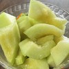 🍈今年初めて育てたアンデスメロンを味わう