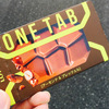 【チョコレビュー】ONE TAB : チョコのうしろの塩味が癖になる.