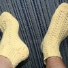 夏用靴下　その２　lemon socksできました。