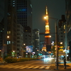 東京タワーと夜