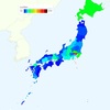 Number of Libraries by Prefecture in Japan, 2011