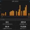 8月のラン（2022年）