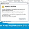 How to Fix HP Printer Paper Mismatch Error on Windows?