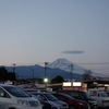 静岡県駿東郡清水町　サントムーンから見た夕暮れの富士山