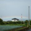 低～い　虹が出て　群馬台風終了？