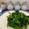 空心菜と炒飯