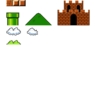 【ドット絵】スーパーマリオのフィールドのパーツを作成する。