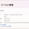 Windows 11 Insider Preview Build 23580 リリース