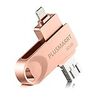 PLUSMARRT USBメモリ 32gb iPhone/Android/PC対応 フラッシュドライブ ピンク