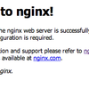 Starting Nginx