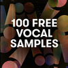 １００種類のボーカルサンプルパックが収録された「100 FREE VOCAL SAMPLES」