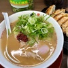 ラーメン横綱のラーメン並に、黒豚餃子(はてな限定ver)
