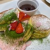 幸せの桜パンケーキ。