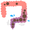 便秘のフリーイラスト素材