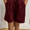 ハギレ活用：140サイズポケット付きのハーフパンツ