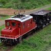 バラスト砕石を積載したホキ800を牽引するED333を撮る！(弘南鉄道撮影編 その2)