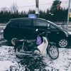 冬は車よりバイクのほうが便利