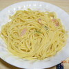 今日のランチ カルボナーラ