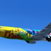 P3D/FSX ANA HELLO 2020 JET リペイント完成です。